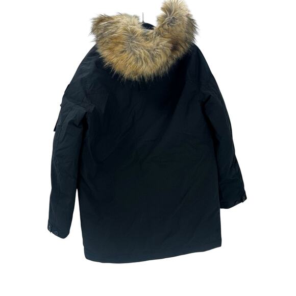 J.Crew Men's Black Hoodied Nordic Parka With PrimaLoft® Size M NWT - Picture 7 of 15